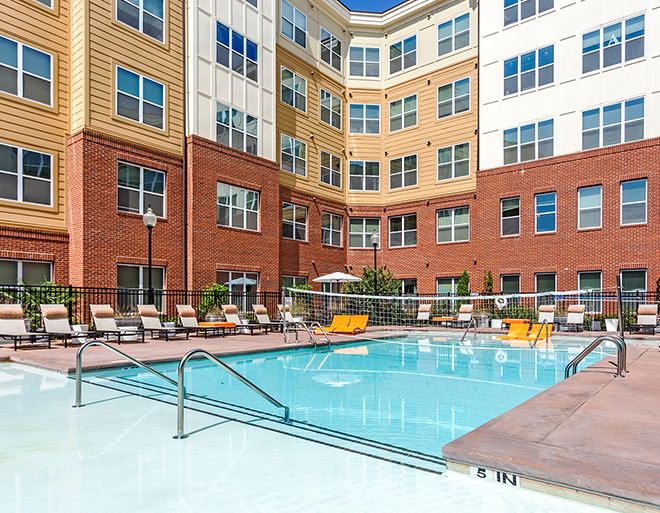 resort style pool
