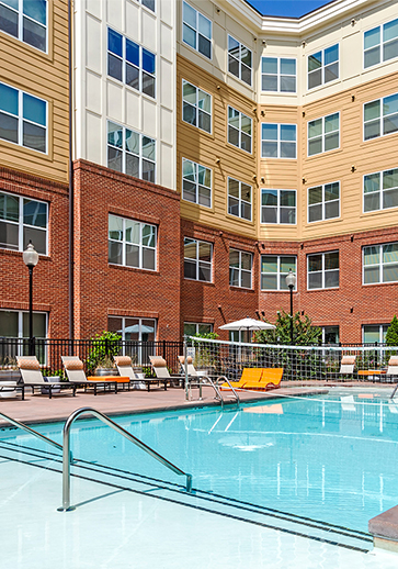 resort style pool