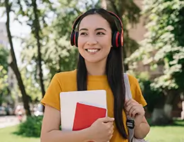 young college student